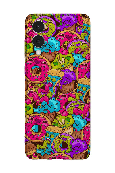 lelia غطاء هاتف شفاف مطبوع متوافق مع سامسونج جالاكسي S25 إيدج |   مجموعة: سنا...