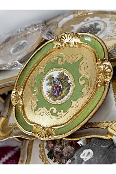 LM Esterhomedecor Original Italian Rosewood Presentation Tray for One Person ...