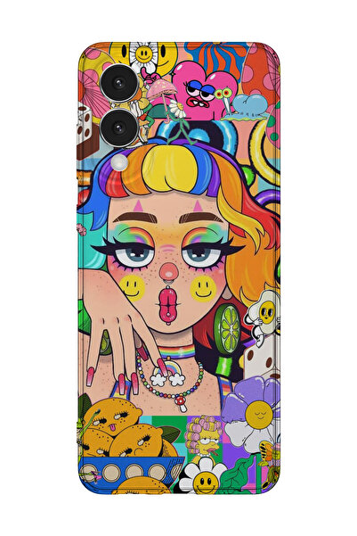 lelia غطاء هاتف شفاف مطبوع متوافق مع سامسونج جالاكسي S25 إيدج |   مجموعة كروم...