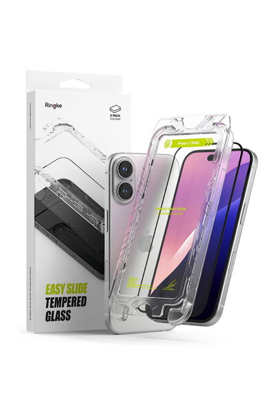 Ringke Protector de ecran pentru iPhone 16 Plus / iPhone 15 Plus (set 2) - St...
