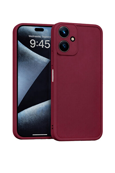 Vissona Samsung Galaxy A06 Uyumlu Kamera Çıkıntılı Mat Silikon Telefon Kılıfı