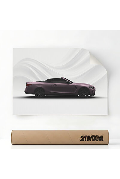 21mxm Poster Auto Premium - 1743 M4 Convertible 2025 G83 Catifea – Minimalist...