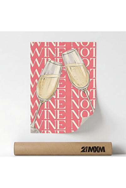 21mxm Poster Decorativ Tematica Bar & Cocktail - 'Bar 676', Material Textil, ...