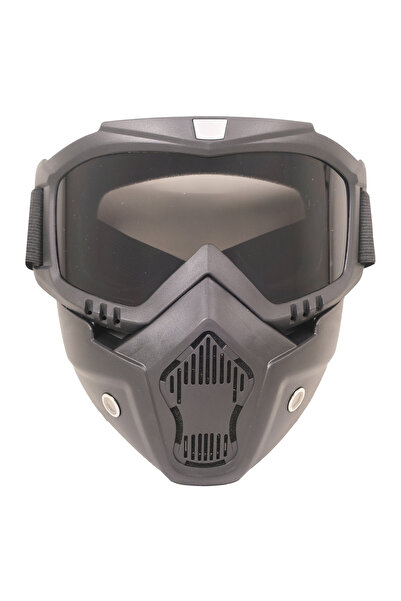 GP KOMPOZİT Msk001 Enduro / Off-Road Masked Mirrored Motorcycle Goggles Smoked