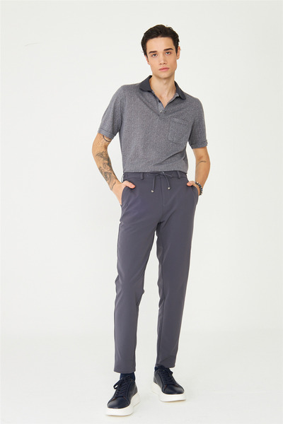 White Stone Anthracite Jogger Pants