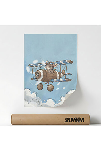 21mxm Poster Decorativ '06 Mouse Pilot', Material Textil, Fara Rama