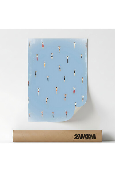 21mxm Poster Decorativ Tematica Bar & Cocktail - 'Bar 457', Material Textil, ...