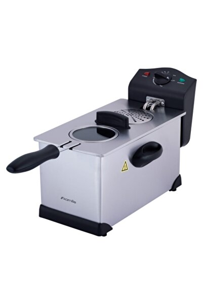 Kamille Friteuză, 2200W, 3L, oțel inoxidabil, 40.5x22.7x24.7 cm