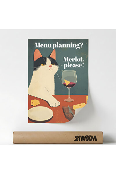 21mxm Poster Decorativ Tematica Bar & Cocktail - 'Bar 114', Material Textil, ...