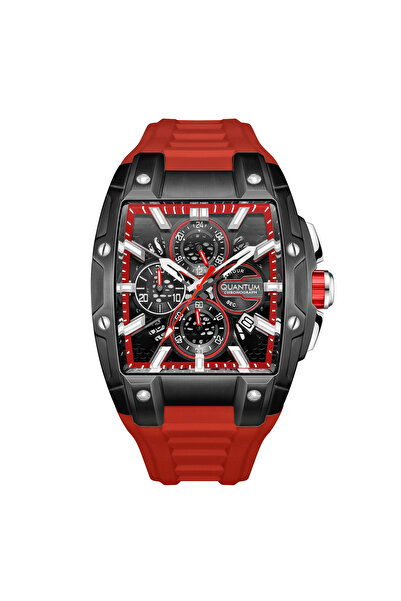Quantum Men's Analog Black Dial Watch - HNG1161.058