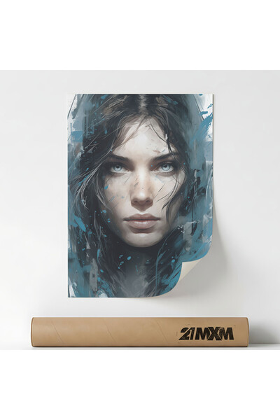 21mxm Poster 'Arta 11' Pe Panza Mata – Design Minimalist, A4 (21 x 29.7 cm), ...