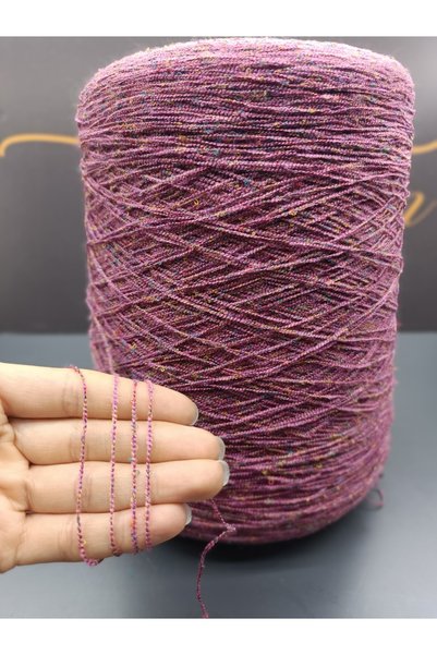 Pİ Yarn Twieetli Bürümcük Pembe El Örgü Ipi 500gr