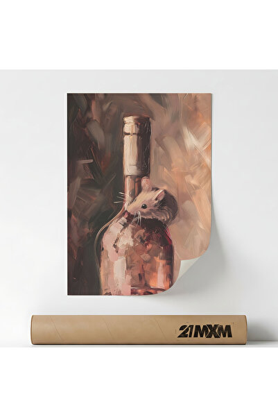 21mxm Poster Decorativ Tematica Bar & Cocktail - 'Bar 105', Material Textil, ...