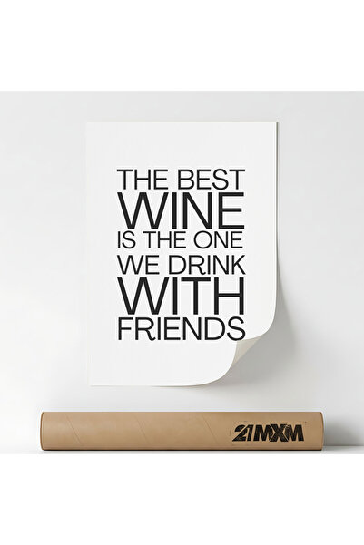 21mxm Διακοσμητική αφίσα με θέμα μπαρ και κοκτέιλ - 'Bar 596', ύφασμα, A4 (21...