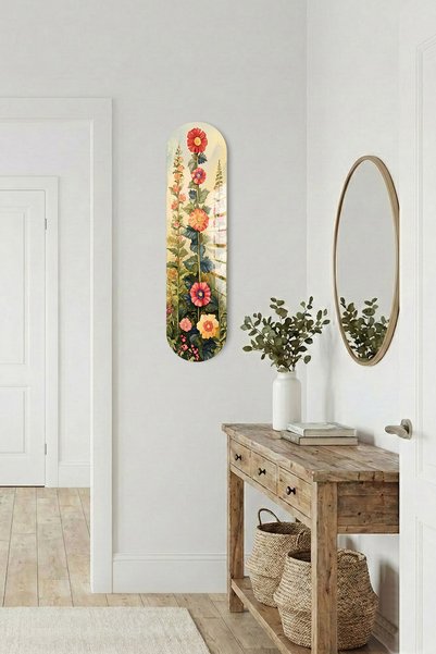 Decorita Cam Kaykay Tablo | Hatmi Bahçesi | 80x20