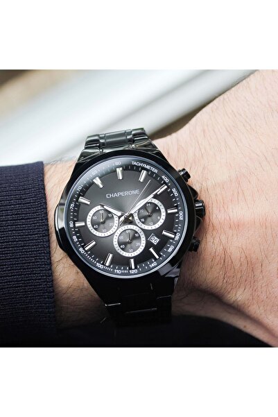 Chaperone Ch002328 Men's Wristwatch with Steel Strap