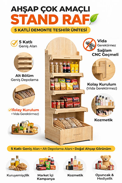 baslar cnc Ahşap Çok amaçli demonte stand