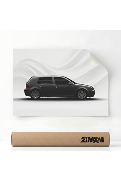 21mxm Poster Auto Premium - 1845 Golf MK4 – Design minimalist, Fara Rama