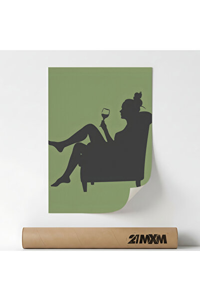 21mxm Poster Decorativ Tematica Bar & Cocktail - 'Bar 104', Material Textil, ...