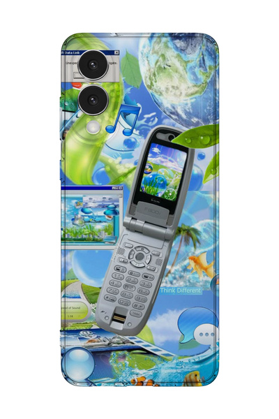 lelia غطاء هاتف شفاف مطبوع متوافق مع سامسونج جالاكسي S25 إيدج |   مجموعة: إير...