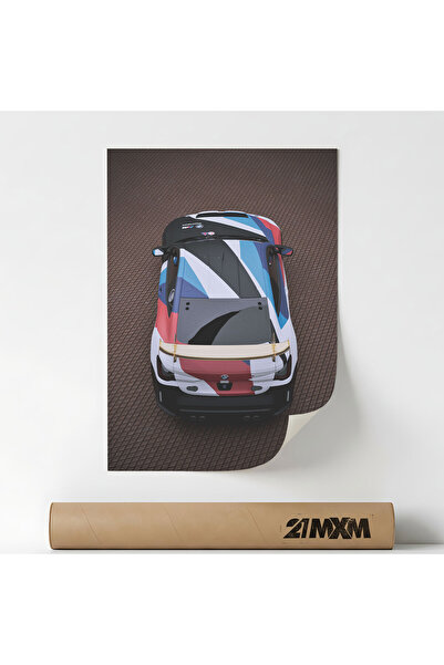 21mxm Poster Auto Premium - M4 GT3 03 – Design Minimalist, Fara Rama