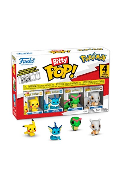 Funko Set de 4 figurine Bitty POP, Pokemon, Pikachu, 2,2 cm