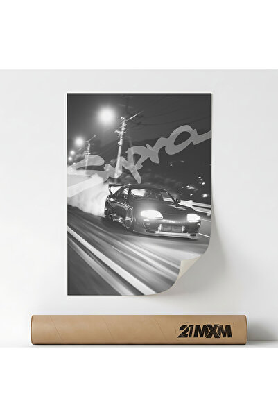21mxm Poster 'Auto 17' Pe Panza Mata – Design Minimalist, A3 (29.7 x 42 cm), ...