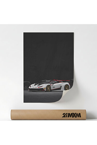 21mxm Poster Auto Premium - Huracan GT3 EVO-2 06 – Design Minimalist, 30 x 40...