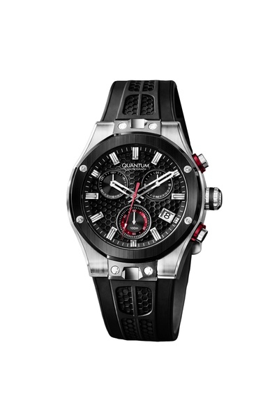 Quantum Men's Analog Black Dial Watch - HNG1230.351