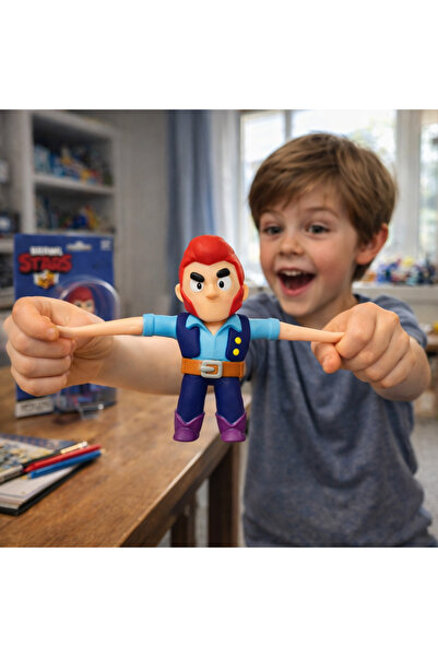 Cici Oyuncak Monster Flex Brawl Stars Stretch Figür Colt Stretch Oyuncak Figü...