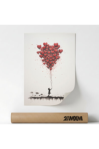 21mxm Poster 'Arta 09' Pe Panza Mata – Design Minimalist, Fara Rama