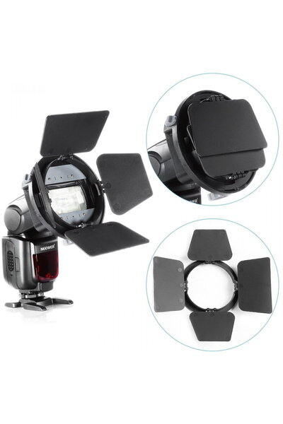 Other Barndoor (shutter) for flash on skate with universal adapter FalconEyes