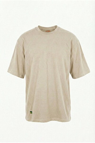 Dad&Children Unisex Basic Oversize T-Shirt Bone Beige