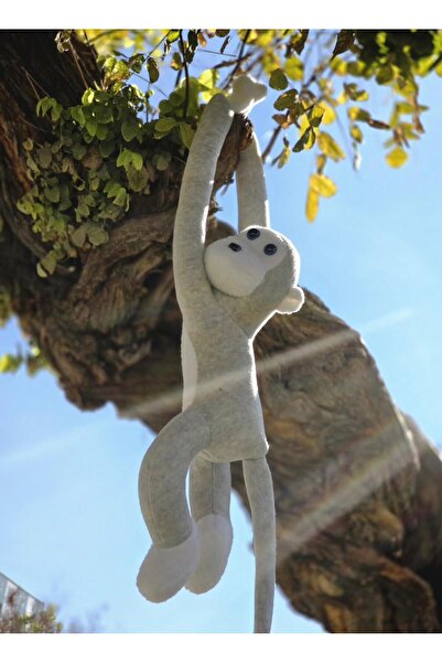 Teknoloji Köşesi Elleri Yapışan Oyun Ve Uyku Arkadaşı Peluş Maymun Oyuncak Sa...