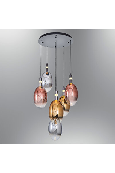 Özcan Aydınlatma 2855-6A-28 Pulsar 6'lı Sarkıt Mixed