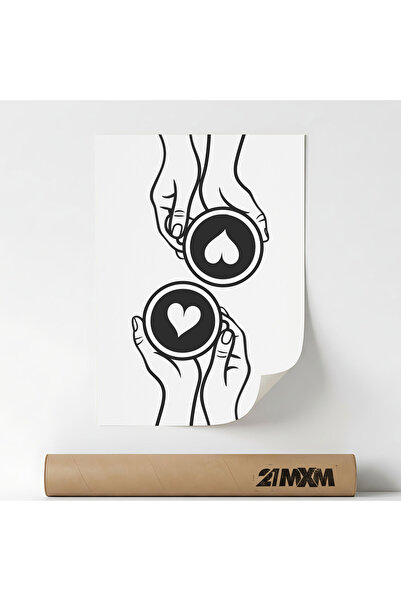 21mxm Poster decorativ Coffee Lover, format, material textil, fara rama