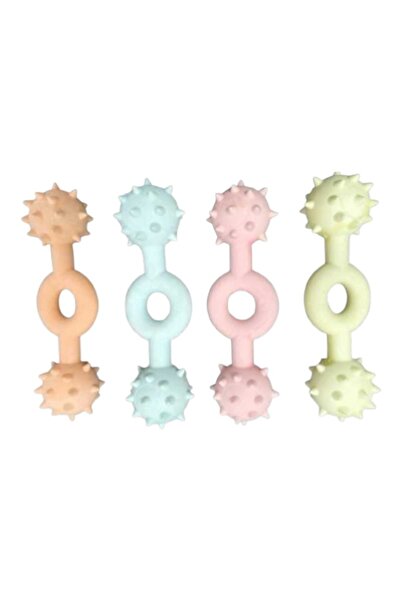 FOXMAG24 Set de 4 jucării de mestecat multicolore pentru câini