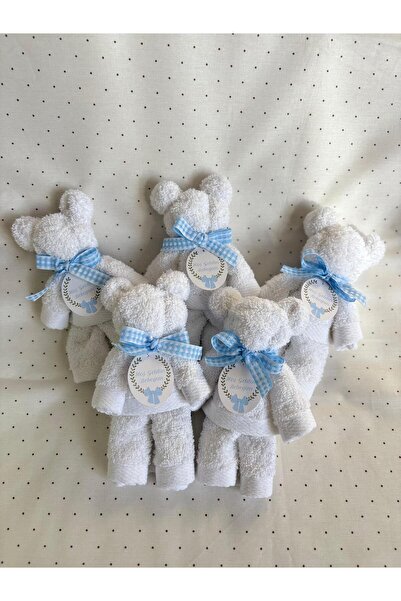 S&R 5 Pieces Baby Gift Towel Looking Like a Teddy Bear Hospital Release Newbo...