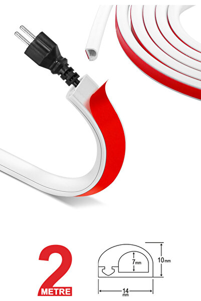 EasyTech Esnek Kablo Kanalı Beyaz / ET-KK01