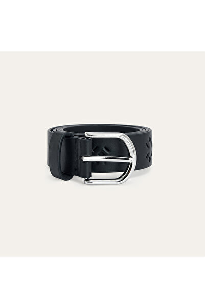 Mudo Patterned Leather Look Belt