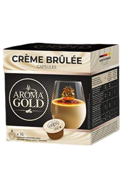 AROMA GOLD Crème Brûlée Coffee Capsules, 256 g