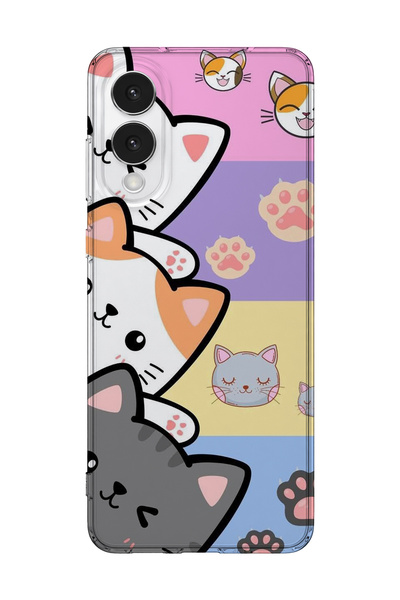 lelia غطاء هاتف شفاف مطبوع متوافق مع سامسونج جالاكسي S25 إيدج |   المجموعة: ق...