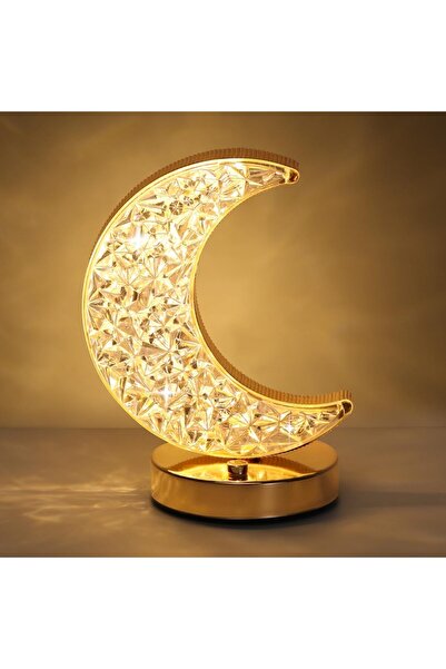 Chielor Ramadan Table Lamp, Stepless Dimmable Touch Lamp with 3 Colors, Recha...