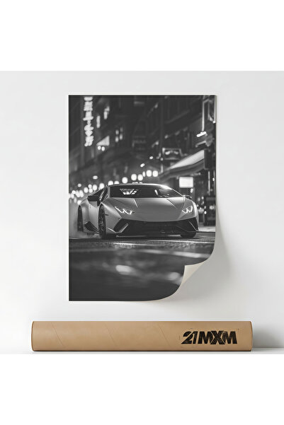21mxm Poster 'Auto 12' Pe Panza Mata – Design Minimalist, A4 (21 x 29.7 cm), ...