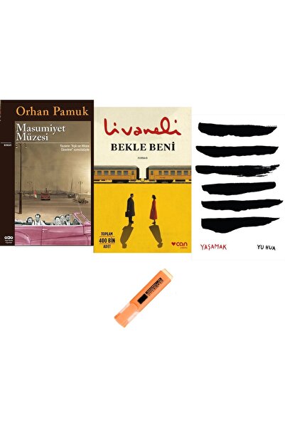 Can Yayınları Masumiyet Müzesi + Bekle Beni + Yaşamak / 3 Kitap SET (KALEM HD)