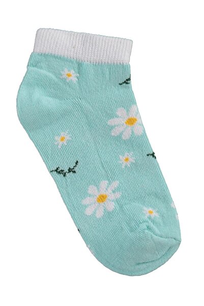 Civil Girls Papatya 3-Pack Booties Socks for Girls 2-12 Years - Standard 8-9 ...