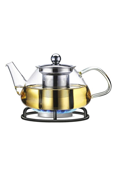 Kamille KM-0782S Τσαγιέρα με εγχυτήρα, από ανοξείδωτο ατσάλι και ανθεκτικό στ...