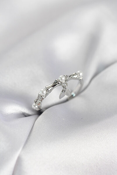 Skygo Silver Color Dangle Bone Model Women's Ring - Tj-Byk4114