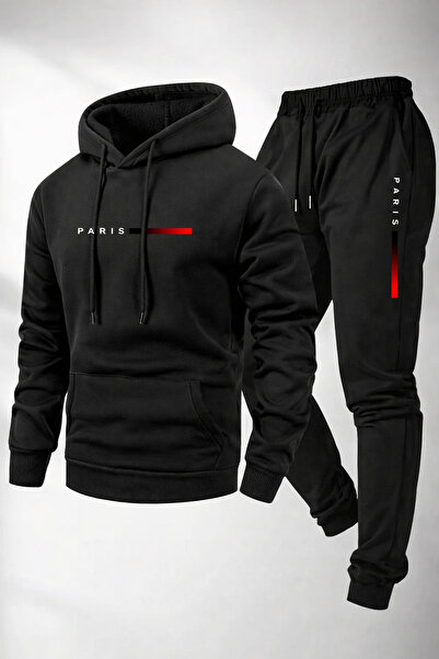 YK WEAR ΣΕΤ ΦΟΡΜΑΣ ΜΕ ΚΟΥΚΟΥΛΑ ΜΕ ΛΕΠΤΗ ΣΤΑΜΠΑ ΓΙΑ ΓΥΝΑΙΚΕΣ / ΑΝΔΡΕΣ