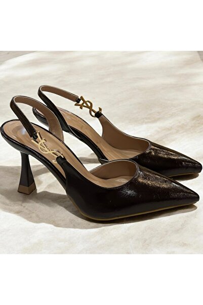 runa shoes Pantofi cu toc stiletto, cu detaliu de cataramă metalică și spate ...